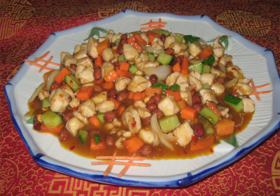 Куриное филе с арахисом (острое)
